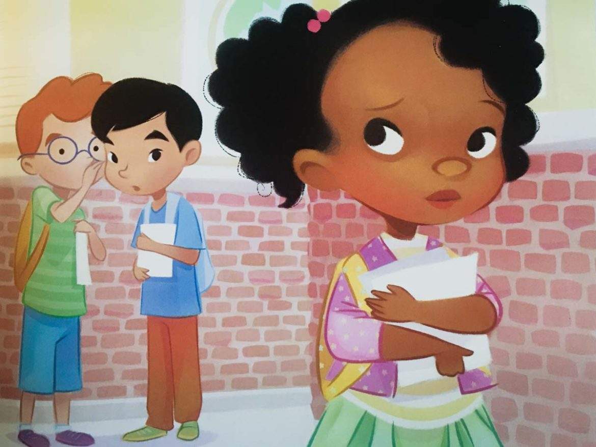 Not_QuiteSnow_White-Franklin-Glenn racist whispering against Black girl