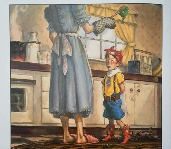 Jimmy Zangwow's Faceless kitchen mom