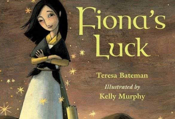 Illustration of a black-haired Irish woman folding her arms