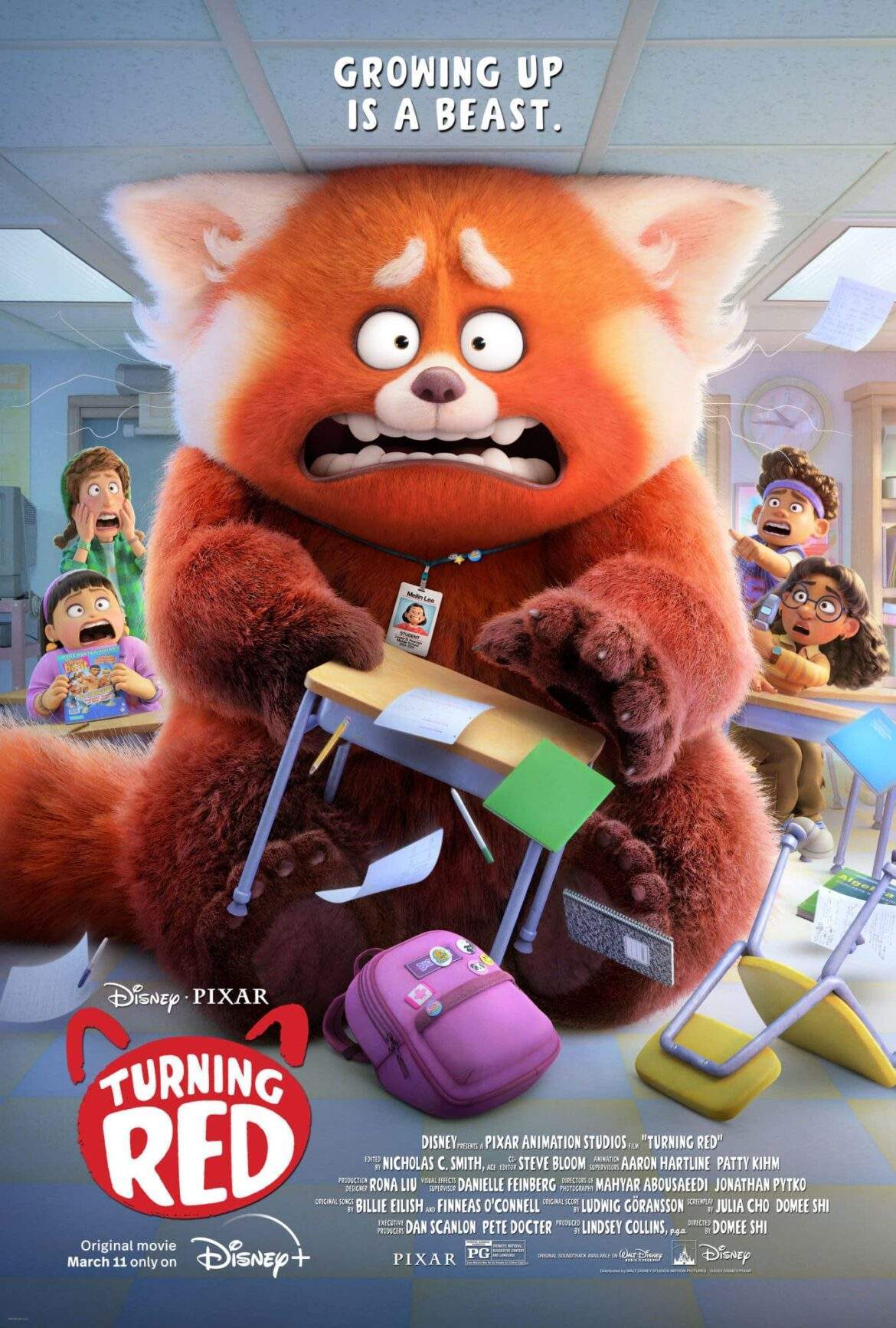 turning red turning red movie poster