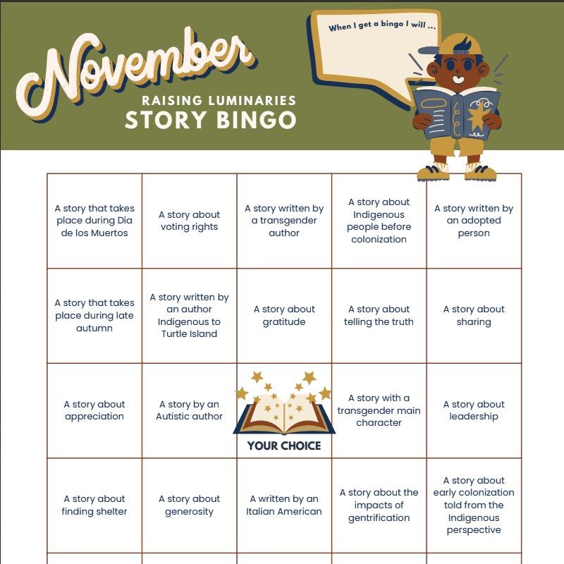november story bingo