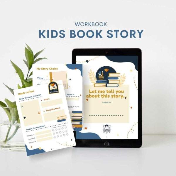 kids book story workbook