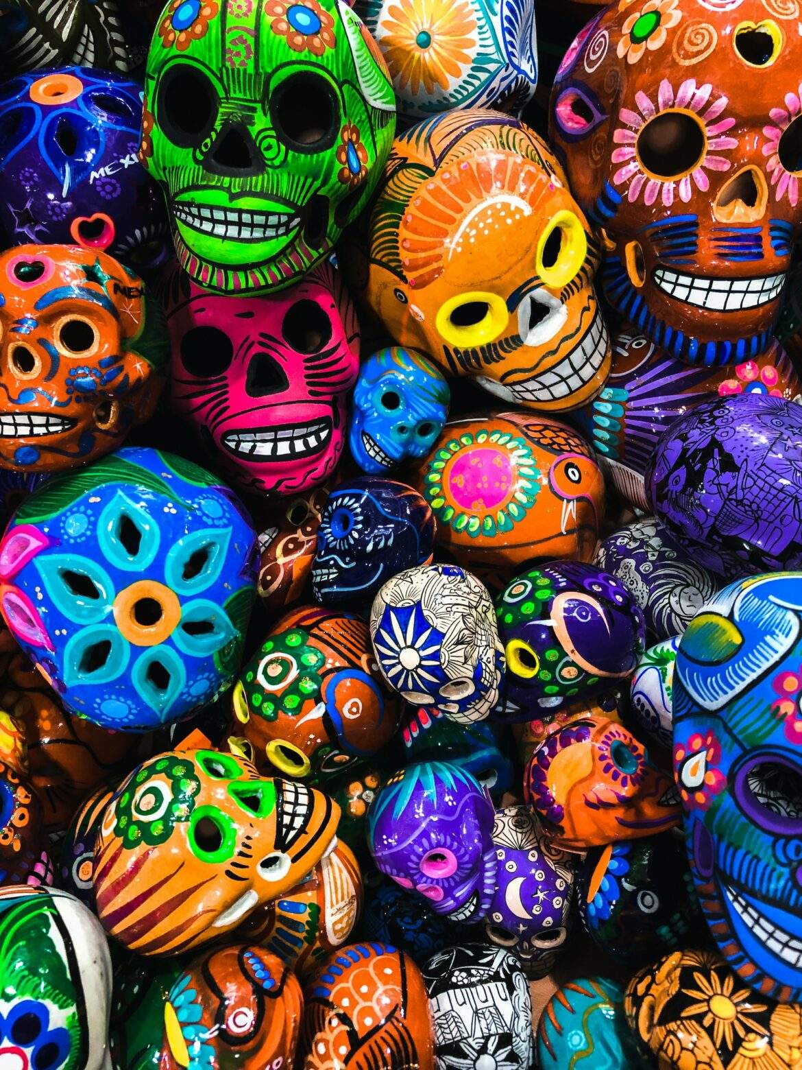 painted skulls