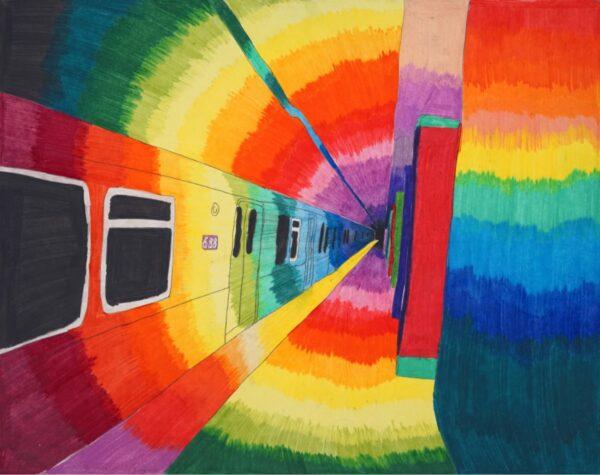 Geraldo Gonzalez psychadelic subway art